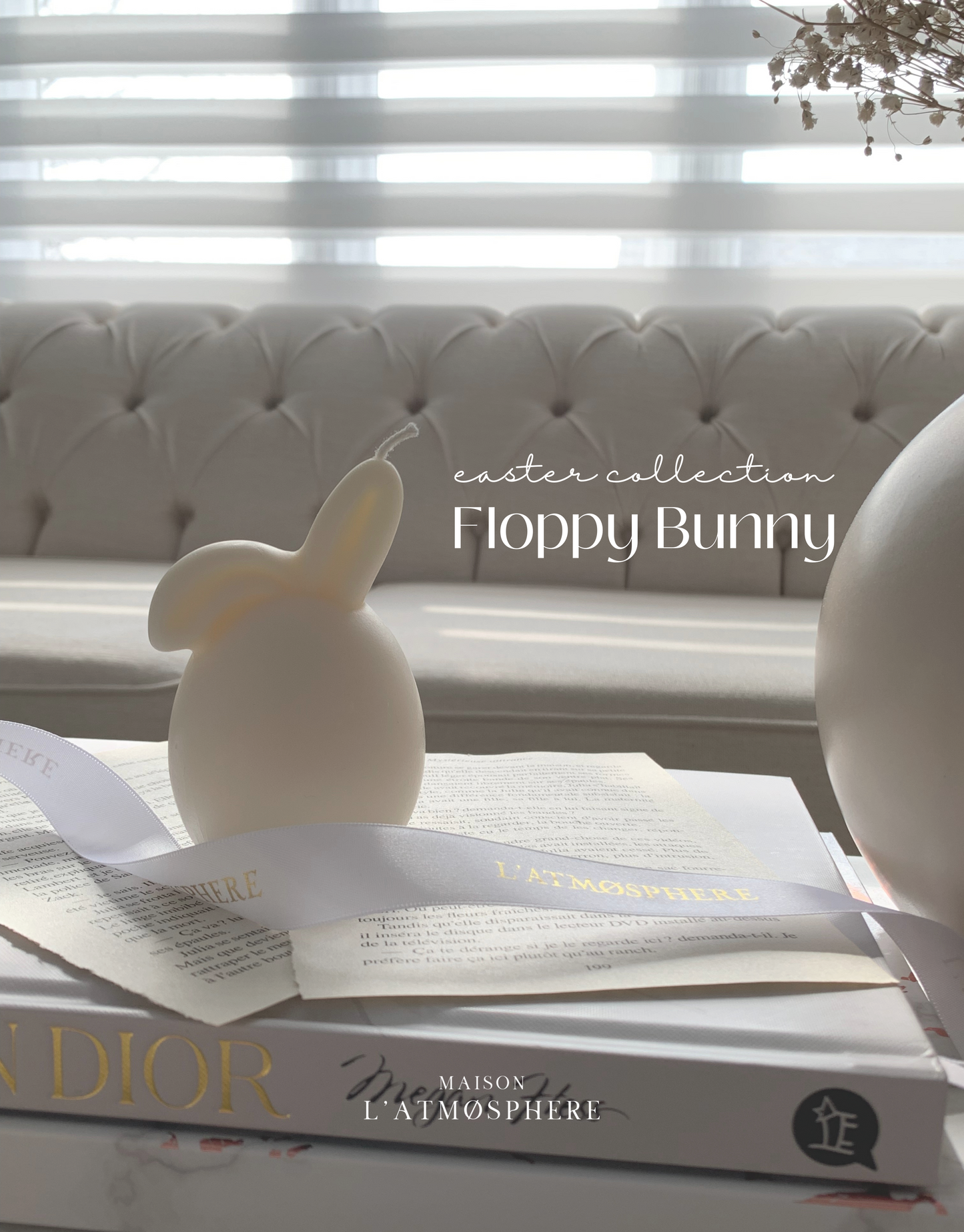 FLOPPY BUNNY CANDLE