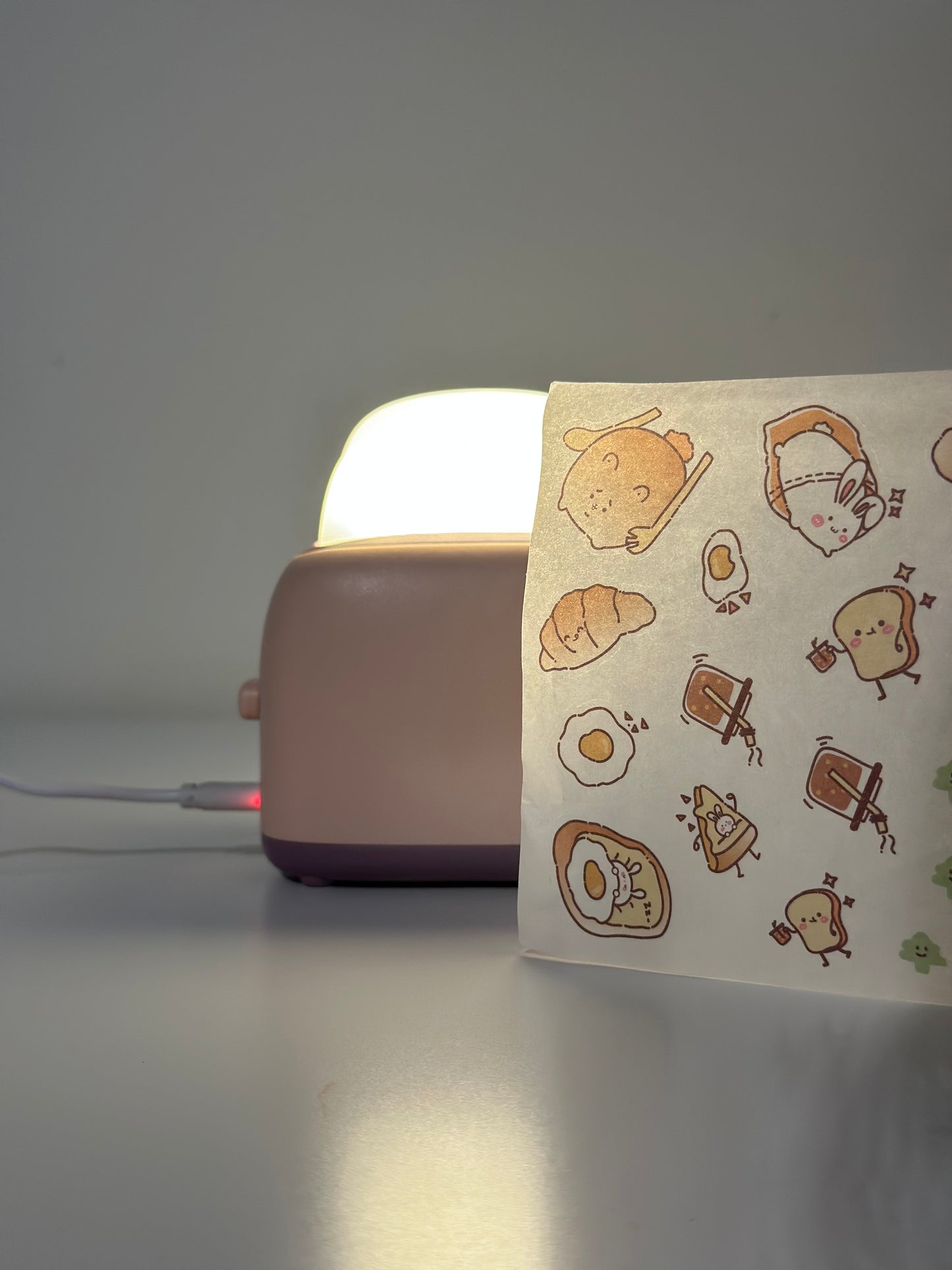 TOASTER DIY STICKER NIGHT LIGHT