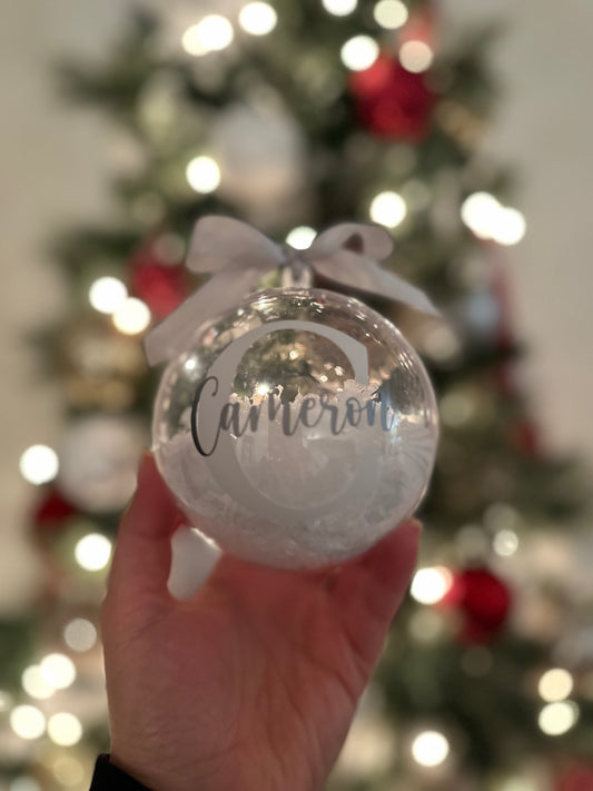 CUSTOM CHRISTMAS ORNAMENT