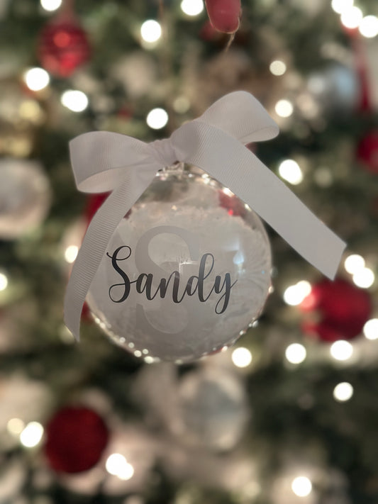 CUSTOM CHRISTMAS ORNAMENT