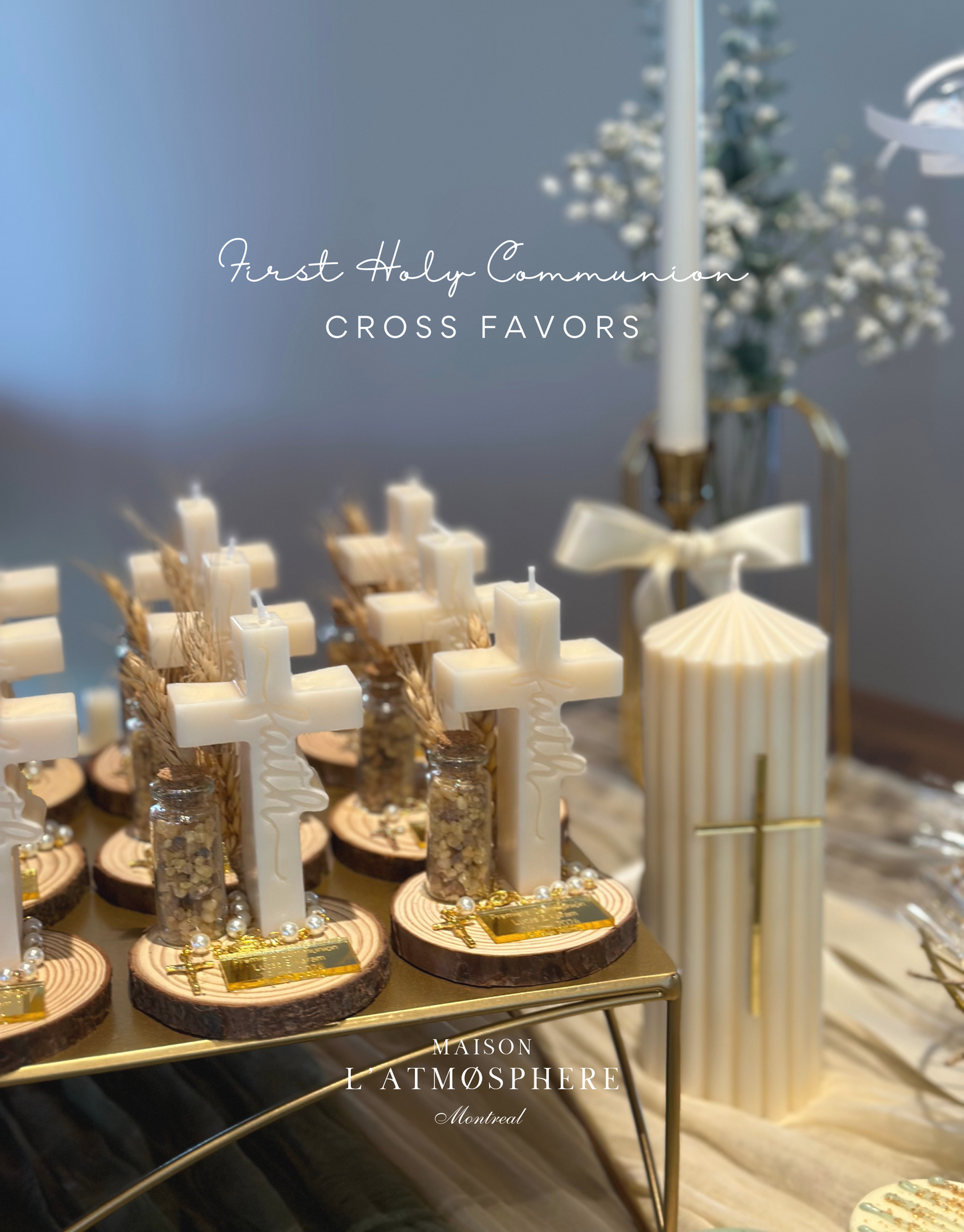 CROSS CANDLE FAVORS