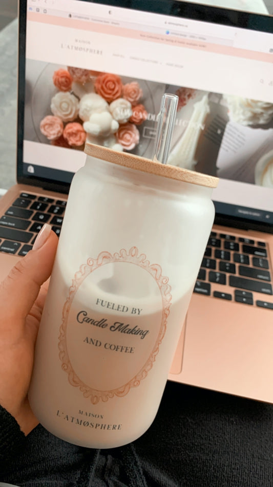 CUSTOM FROSTED GLASS TUMBLER