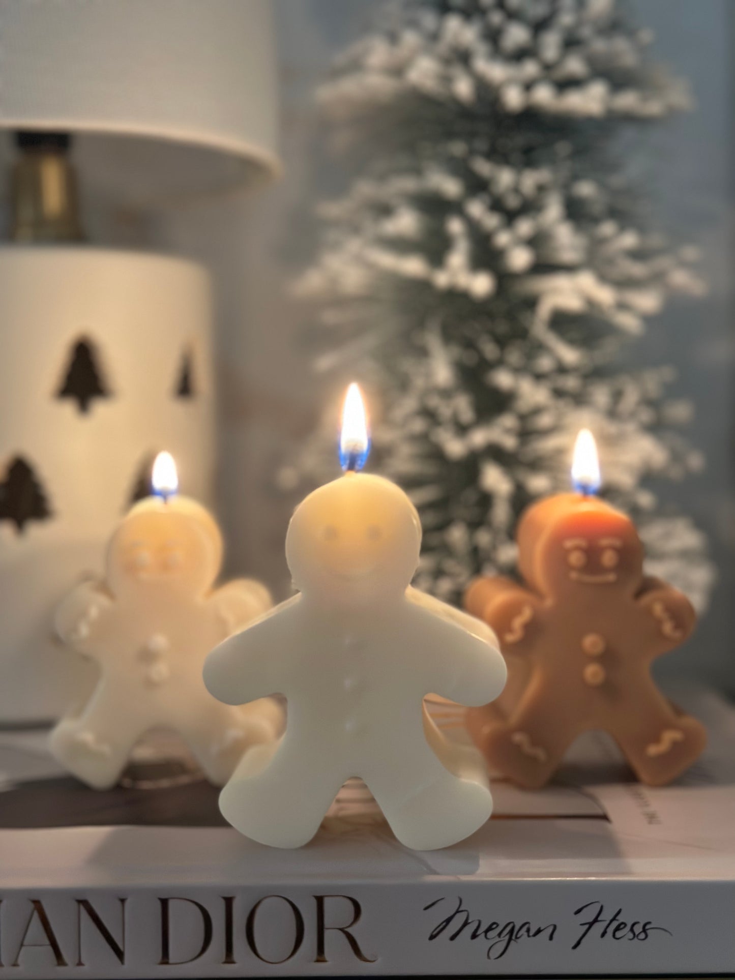 GINGERBREAD MAN CANDLE