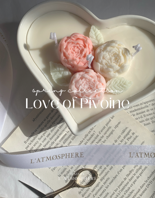 LOVE OF PIVOINE CANDLE